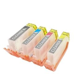 Geschikt Hp 364 XL serie 5x reinigingscartridges SET MET CHIP van Inktmedia