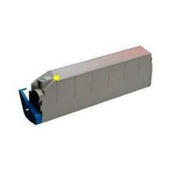 Geschikt OKI 41304209 toner geel van Inktmedia