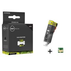 Geschikt Canon CLI-526GY inktcartridge Grijs MET CHIP  van Inktmedia