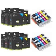 Geschikt AANBIEDING Canon pgi-580 XXL en cli-581 XXL serie 10X MET CHIP van Inktmedia