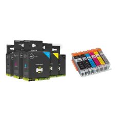 Geschikt Canon PGI-570BK Cli-571 XL serie met grijs MET CHIP complete set van Inktmedia