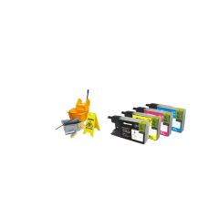 Geschikt Brother LC-1220 LC-1240 Lc1280 reinigingscartridges SET van Inktmedia