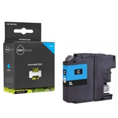 Geschikt Brother LC-421XL inktcartridge cyaan hoge capaciteit van Inktmedia