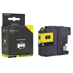 Geschikt Brother LC-421XL inktcartridge geel hoge capaciteit van Inktmedia