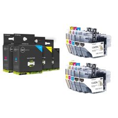 Geschikt Brother LC-422XL Inktcartridges – 10-Pack Multipack (4x Zwart + 2x Cyaan, Magenta & Geel) Hoge Capaciteit – Inktmedia