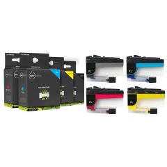 Geschikt voor: Set Brother LC-427 XL / LC-427 inktcartridges (Zwart, Cyaan, Magenta en Geel) – Hoge capaciteit van Inktmedia