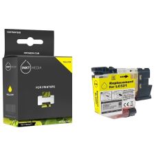 Geschikt Brother LC-521 / 521XL inktcartridge geel hoge capaciteit van Inktmedia