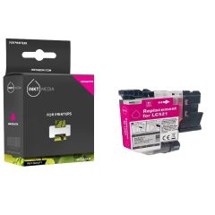 Geschikt Brother LC-521 / 521XL inktcartridge magenta hoge capaciteit van Inktmedia