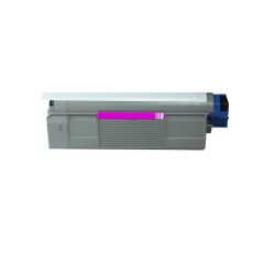 Geschikt OKI 43487710 toner magenta van Inktmedia