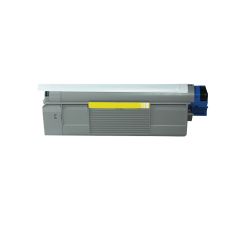 Geschikt OKI 43872305 toner geel van Inktmedia