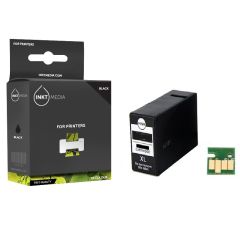 Geschikt Canon PGI-2500XL BK inktcartridge zwart hoge capaciteit van Inktmedia
