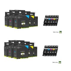 Geschikt AANBIEDING Canon pgi-525 en cli-526 serie 10X MET CHIP van Inktmedia
