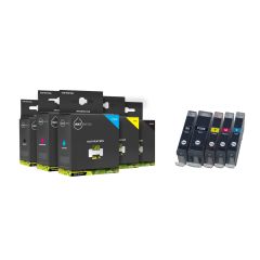 Geschikt Canon bci-3 en bci-3/6 serie complete SET van Inktmedia
