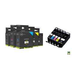 Geschikt Canon PGI-550BK XL Cli-551 XL serie MET CHIP complete set van Inktmedia