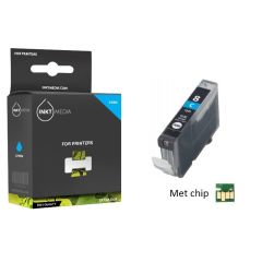 Geschikt Canon CLI-8PC  inktcartridge Foto Cyaan MET CHIP van Inktmedia 