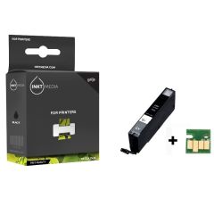 Geschikt Canon CLI-571GY XL inktcartridge grijs hoge capaciteit van Inktmedia