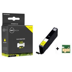 Geschikt Canon CLI-581 XXL YE inktcartridge geel hoge capaciteit van Inktmedia
