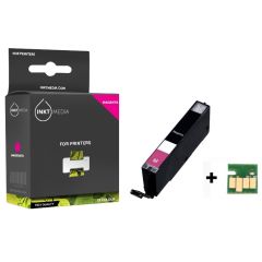 Geschikt Canon CLI-581 XXL MA inktcartridge magenta hoge capaciteit van Inktmedia