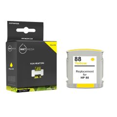 Geschikt HP 88 XL C9393AE inktcartridge geel hoge capaciteit van Inktmedia