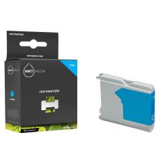 Geschikt Brother LC-1000C inktcartridge Cyaan van Inktmedia