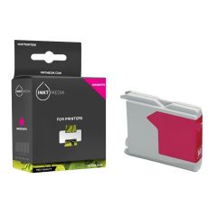 Geschikt Brother LC-1000M Inktcartridge Magenta  van Inktmedia