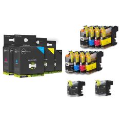 Geschikt aanbieding brother lc-223 / lc-221 xl lc223 serie 10x cartridges van inktmedia cartridge