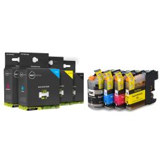 Geschikt Brother LC-123 XL Set inktcartridge van Inktmedia