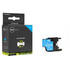 Geschikt Brother LC-1220 inktcartridge cyaan van Inktmedia