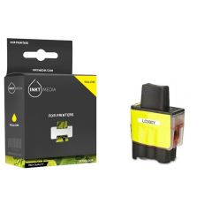 Geschikt Brother LC-900Y  inktcartridge Geel van Inktmedia 