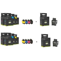 Geschikt AANBIEDING Brother  LC-900 serie 10x cartridges van Inktmedia