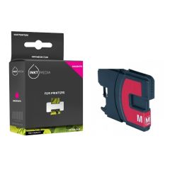 Geschikt Brother LC-985M  inktcartridge Magenta van Inktmedia