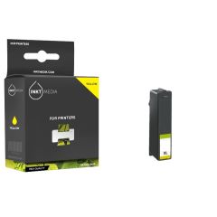 Geschikt Lexmark 100 xl 14N1071E (Nr.100XL) inktcartridge geel hoge capaciteit  van Inktmedia