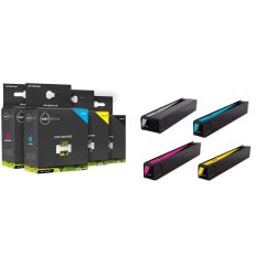 Geschikt HP 970XL & hp 971XL serie complete set van 4 cartridges van Inktmedia