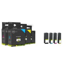 Geschikt Set Lexmark 100XL inktcartridge hoge capaciteit  van Inktmedia