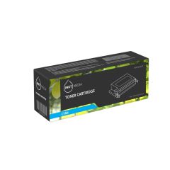 Geschikt OKI 44973535 toner cyaan van Inktmedia