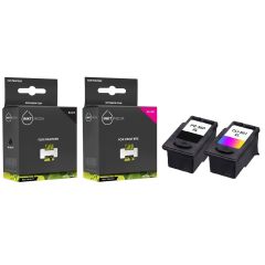 Geschikt voor Canon PG-560XL/CL-561XL aanbieding: zwart + kleur hoge capaciteit van Inktmedia