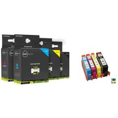 Geschikt HP 364XL SET hoge capaciteit van Inktmedia MET CHIP 