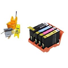 Geschikt Lexmark 150XL Set Reinigings cartridges van Inktmedia
