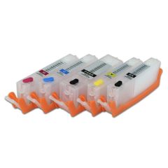Geschikt Canon Pgi-580 & Cli-581 XXL serie Navulbare cartridges met 1x TIME chip van Inktmedia