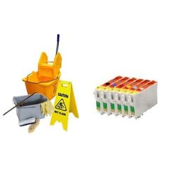 Geschikt Epson  T0481 tot T0486  Reinigings cartridges van Inktmedia