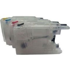 Geschikt Brother LC-1220 LC-1240 Lc1280 Navulbare cartridges van Inktmedia
