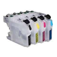 Geschikt Brother LC-223 XL serie Navulbare cartridges met ARC CHIP van Inktmedia