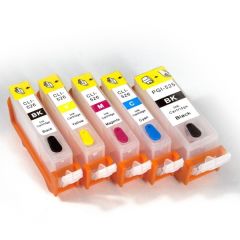 Geschikt Canon Pgi-525 & Cli-526 serie Navulbare cartridges  met ARC chip van Inktmedia