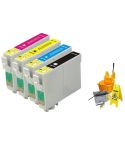 Geschikt Epson 18  18XL T1806  T1816 serie Reinigings inktcartridges van Inktmedia