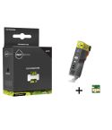 Geschikt Canon CLI-526GY inktcartridge Grijs MET CHIP  van Inktmedia