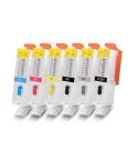 Geschikt Canon Pgi-550 & Cli-551 XL serie + GRIJS Navulbare cartridges (met ARC chip) van Inktmedia