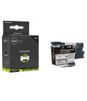 Geschikt Brother LC-521 / 521XL inktcartridge zwart hoge capaciteit van Inktmedia