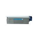 Geschikt OKI 43487711 toner cyaan van Inktmedia