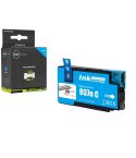 Geschikt HP 937 E XL inktcartridge cyaan hoge capaciteit van Inktmedia