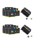 Geschikt AANBIEDING Canon pgi-520 en cli-521 serie10X MET CHIP van Inktmedia